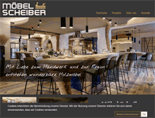 Tablet Screenshot of moebel-scheiber.at